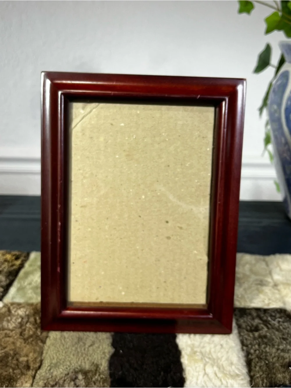 Wooden Photo Frame, made in Thailand free with Purchase